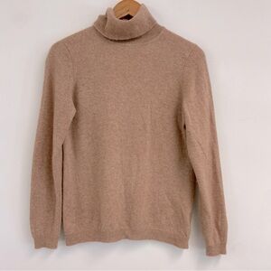 Charter Club 100% Cashmere Medium Camel Turtleneck Sweater